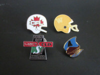 CFL Canadian Football League Pins and Patches