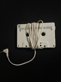 Cassette to iPhone/iPod with adapter 