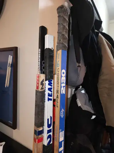 Youth Adult Hockey Sticks GUC Left Curve/Right Handed, View more