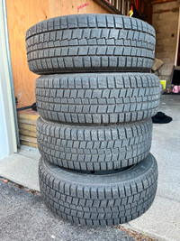 Very lightly used 205 60r16 Winter Tires , used for Lancer