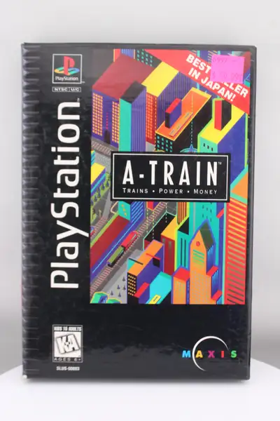 For sale A‑Train (Trains – Power – Money) – PlayStation 1 (PS1) Disc is in good overall condition an...