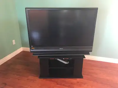 Sony 46” HD TV with stand and remote