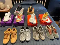 Jordan, Nike, Dunk SB, Air Max,  New Balance, Saucony 