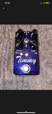 TIMMY OVERDRIVE PEDAL - V2 KLON 