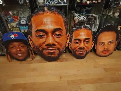 RARE Raptors Van Vleet bobblehead Kawhi  3 ft Head  or Rolen Min, View more
