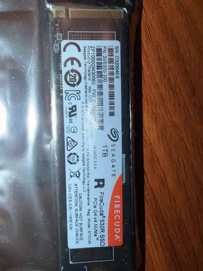 Seagate Firecuda 530R SSD 1 TB - New, View more
