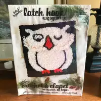 Sealed Vintage Betty's Beginners Latch Hook Kit White Owl