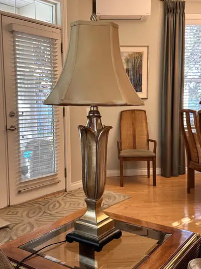 Table Lamp Antique Gold, View more