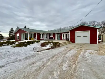 Just 1 Mile West of Morden, 2500sq ft home with 4 bedrooms, 3 baths, 2 walk-in pantries, an over siz...