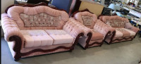 Antique Sofa,Loveseat and Chair