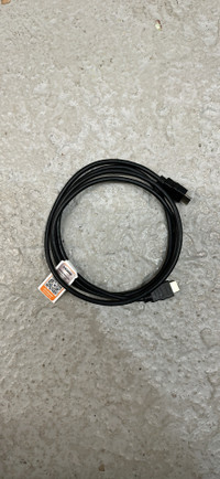 HDMI cable: 6 feet long with Ethernet 