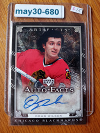 2006-07 Upper Deck Artifacts Auto-Facts Doug Wilson #AF-DW Auto