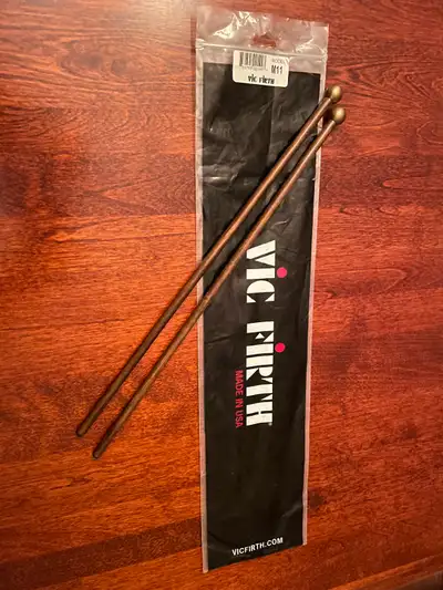 Brass mallets (Vic Firth M11) $25, View more
