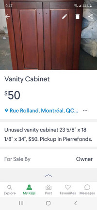 Vanity Cabinet 