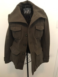 Aritzia Talula Army Style Coat