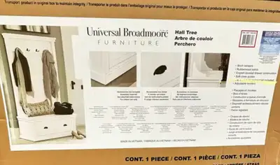 New in Box - Universal Broadmoore Hall Tree, View more