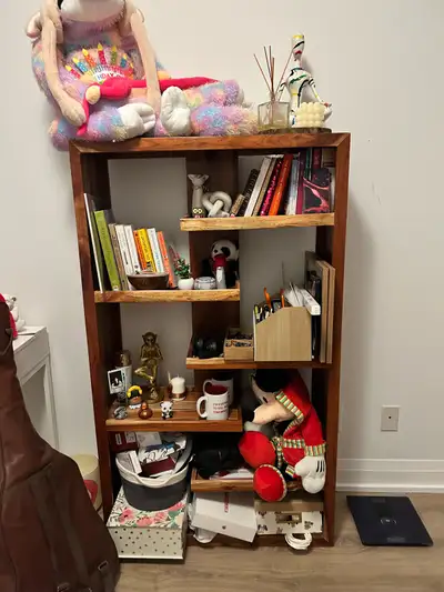 wooden bookshelf, View more