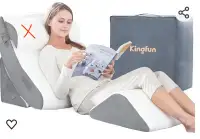 Kingfun 3pcs Orthopedic Bed Wedge Pillow Set
