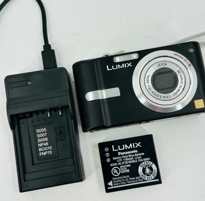 GREAT PANASONIC LUMIX DMC-TZ18 14MP 16x Zoom Digital Camera Leica Black, Charger EUR 109,87 - FR