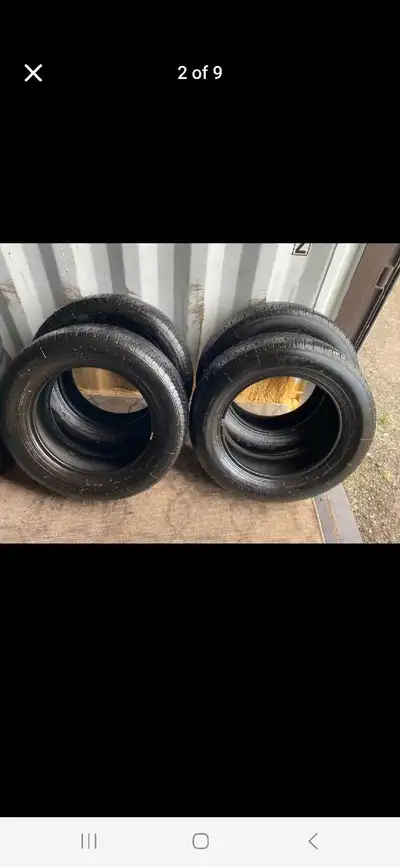 Set of 4 FUZION all season tires (225 65 17)