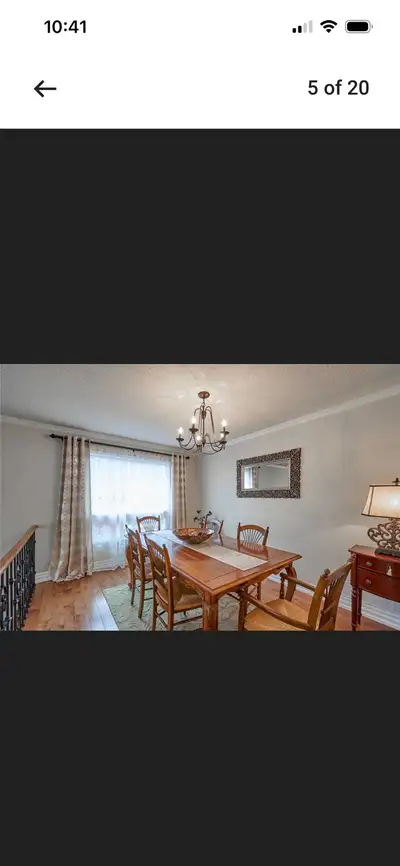 Provencal-Style Solid Wood Dining Set with 6 Chairs , View more
