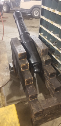 Cast iron cannons