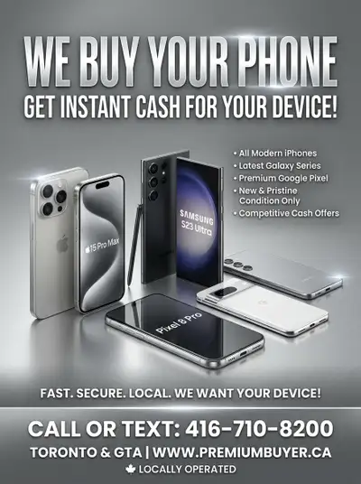 Fast Cash for Used Phones: iPhone, Samsung, Pixel, View more