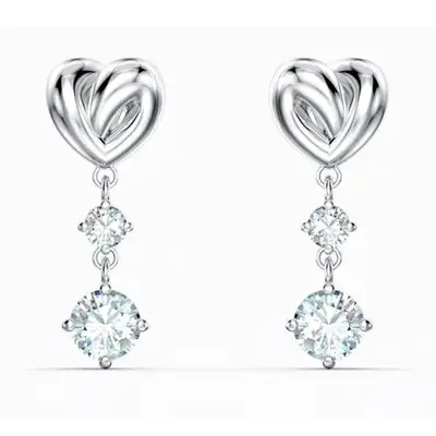 *Brand New* Authentic Swarovski Earrings Lifelong Heart, View more