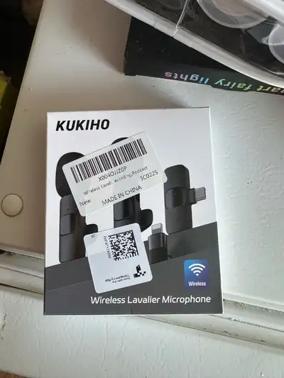 KUKIHO Wireless Lavalier Microphone, View more