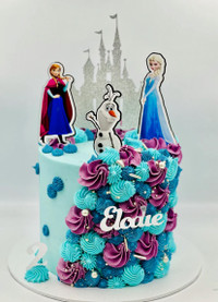 Disney frozen cake Elsa Anna birthday cake 