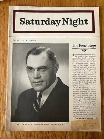 Saturday Night (July 10, 1954), View more