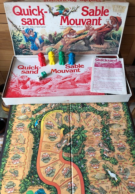 Vintage 1989 Quick Sand Board Game Parker Brothers Family Kids dans Jouets et jeux  à Delta/Surrey/Langley