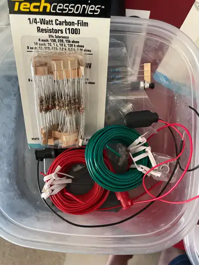 assorted electronic components, View more