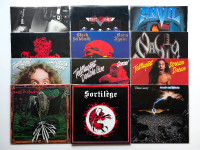 1st Press Vinyl Records Heavy Metal LP Vinyles Prix Variés