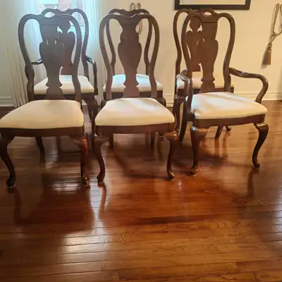 Dining Table and 6 Chairs Set - Extendable (Up to 94"), View more