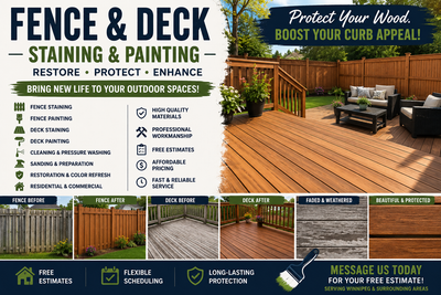 Fence & Deck Staining | Painting | Restoration, View more