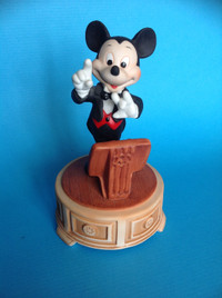 Walt Disney Mickey Mouse Music Box " Mickey Conductor "