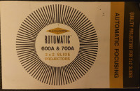 Rotomatic Slide Projector