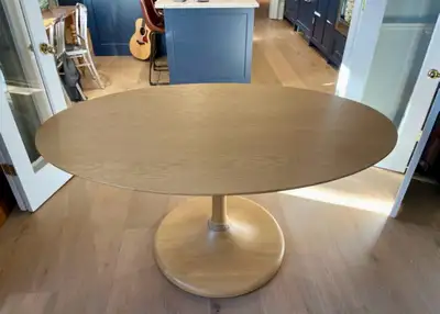 Crate and Barrel Nero dining room table , View more