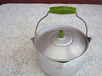 Vintage Stew Pot with Art Deco Bakelite Handles--Rare