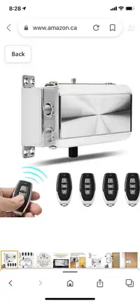 Remote Control Door Lock Kit Smart Anti-Theft Home Security