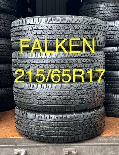 215/65R17 Falken WildPeak H/T ** NO INSTALL SERVICE ** I DO NOT OFFER INSTALLATION ** 4 USED TIRES /...