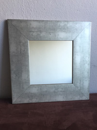 NEW! Small Square Framed Mirror 15" x 15"