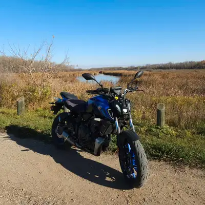2023 Yamaha MT-07. Very low km. Very fun to ride. Aftermarket header and muffler. One owner. Reason...