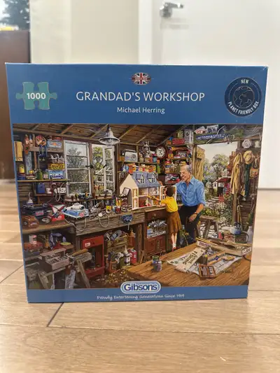 puzzle 1000 pieces (Grandad’s Workshop), View more
