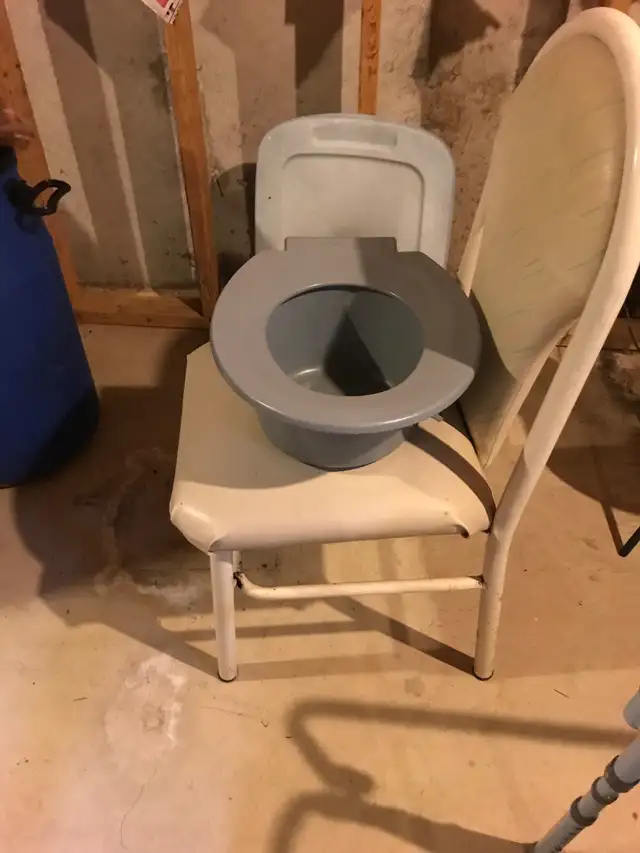 Carex 3-in-1 Folding Bedside Commode - Portable Toilet for Adult in Health & Special Needs in London - Image 8