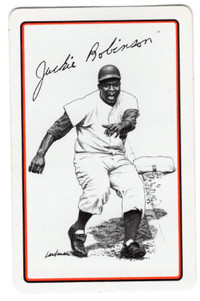 1978 CUBIC CORP JACKIE ROBINSON SPORTS DECK PLAYING CARD RARE