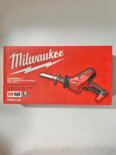 MILWAUKEE M18 CORDLESS HACKZALL ONE HAND RECIPROCATING SAW, View more
