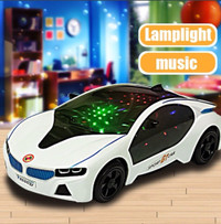 3D LED FLASHING LIGHT CAR TOYS MUSIC SOUND ÉLECTRIC TOY