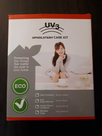 Uv3 leather upholstery protect/cleaning kit